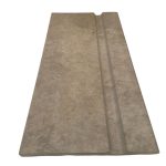 62 5X31 PELDAÑO BEIGE CON RANURA ANTIDESLIZANTE
