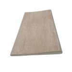 62 5X31 PELDAÑO CURVO MADERA CREMA ANTISLIP